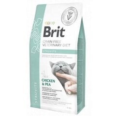 Brit GF Veterinary Diets для взрослых кошек с курицей и горохом Struvite, 5 кг цена и информация | Сухой корм для кошек | 220.lv