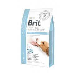 Brit GF Veterinary Diets для взрослых собак с бараниной и горохом Obesity, 2 кг цена и информация | Сухой корм для собак | 220.lv