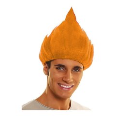 Парик My Other Me Оранжевый Один размер Trolls цена и информация | Карнавальные костюмы, парики и маски | 220.lv