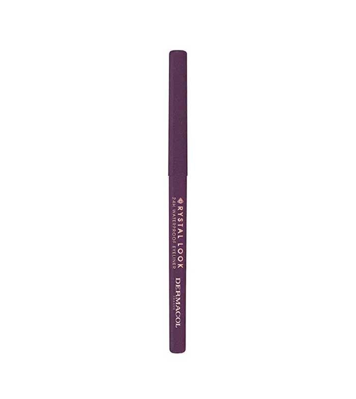 Acu zīmulis Dermacol Crystal Look Waterproof 02 Violet, 3 g цена и информация | Acu ēnas, skropstu tušas, zīmuļi, serumi | 220.lv