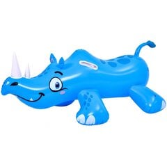 Piepūšamais plosts Sun Club Rhino, 127x64 cm, zils cena un informācija | Piepūšamās rotaļlietas un pludmales preces | 220.lv