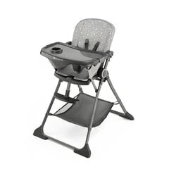 Barošanas krēsls Kinderkraft Foldee, Grey cena un informācija | Barošanas krēsli | 220.lv
