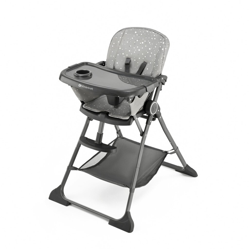 Barošanas krēsls Kinderkraft Foldee, Grey цена и информация | Barošanas krēsli | 220.lv