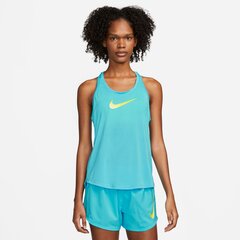 Женская футболка для тренировок Nike ONE DF SWSH HBR TANK, синяя цена и информация | Спортивная одежда для женщин | 220.lv