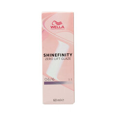 Перманентный краска Wella Shinefinity Nº 06/6 (60 ml) цена и информация | Краска для волос | 220.lv
