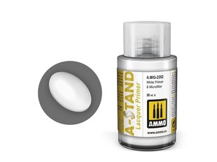 AMMO MIG - A-Stand Gruntskrāsas White Primer & Microfiller, 30ml, 2352 cena un informācija | Kancelejas preces | 220.lv