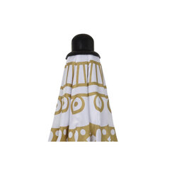 Пляжный зонт DKD Home Decor Mandala Натуральный Позолоченный полиэстер Сталь Алюминий (180 x 180 x 200 cm) цена и информация | Зонты, маркизы, стойки | 220.lv
