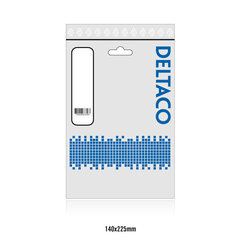 Kabelis DELTACO USB 2.0, Type A male - Type B male 0.5m / USB-205 cena un informācija | Kabeļi un vadi | 220.lv