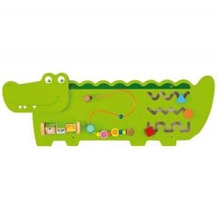 Sienas spēle Viga Crocodile, zaļa cena un informācija | Attīstošās rotaļlietas | 220.lv