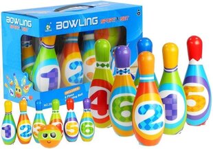 Набор для боулинга 6 кеглей + шар цена и информация | Развивающие игрушки | 220.lv