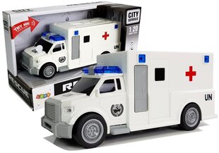 Ātrās palīdzības rotaļu automašīna ar skaļruni cena un informācija | Rotaļlietas zēniem | 220.lv