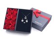 Dāvanu kastīte ar 8 ziepju rozītēm (rotas nav iekļautas dāvanu komplektā), LIVMAN цена и информация | Citas oriģinālas dāvanas | 220.lv
