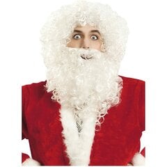 Парик с бородой My Other Me Белый Дед Мороз цена и информация | Карнавальные костюмы, парики и маски | 220.lv