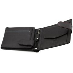 Maks Genuine Leather ar RFID aizsardzību 1228BLK цена и информация | Мужские кошельки | 220.lv