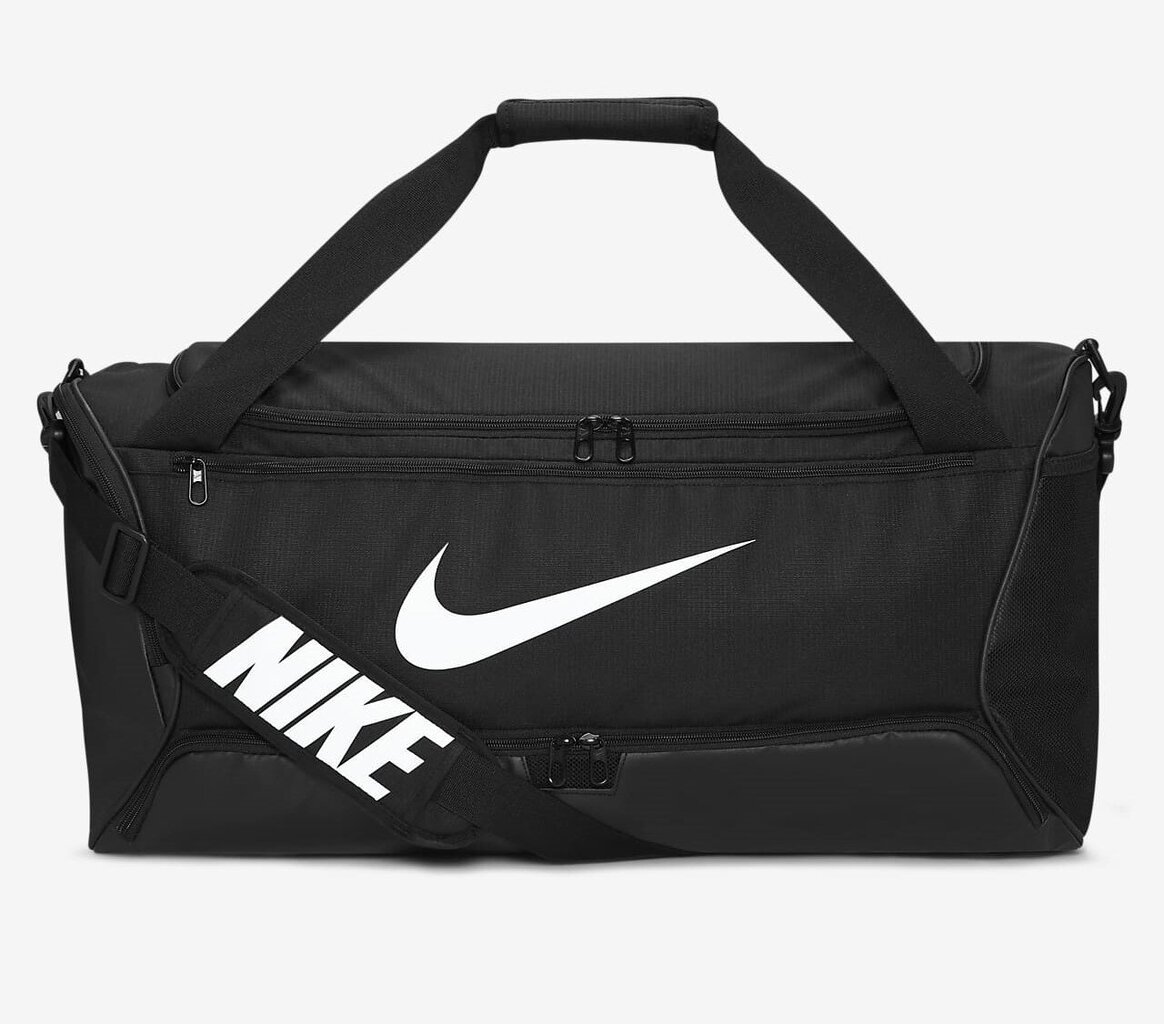 Sporta soma Nike Brasilia 9.5, 60 l, melnā krāsā cena un informācija | Sieviešu somas | 220.lv