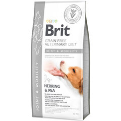 Brit GF Veterinary Diets для взрослых собак с сельдью и горохом Mobility, 12 кг цена и информация | Сухой корм для собак | 220.lv