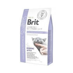 Brit GF Veterinary Diets pieaugušiem kaķiem, ar siļķi un zivīm Gastrointestinal, 2 kg cena un informācija | Sausā barība kaķiem | 220.lv