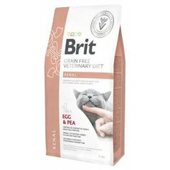 Brit GF Veterinary Diets pieaugušiem kaķiem ar olām un zirņiem Nieres, 5 kg cena un informācija | Sausā barība kaķiem | 220.lv