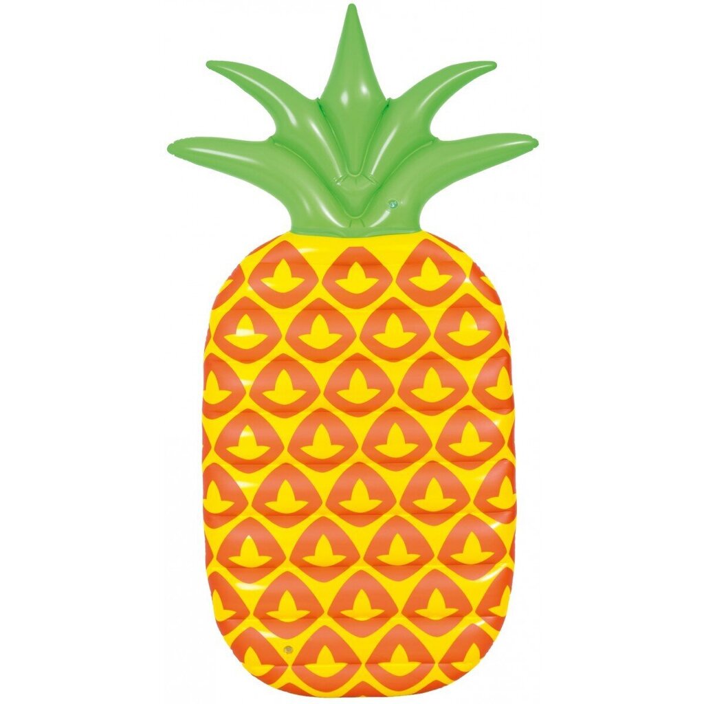 Piepūšamais pludmales matracis Sun Club Pineapple, 185x85 cm, oranžs цена и информация | Piepūšamās rotaļlietas un pludmales preces | 220.lv