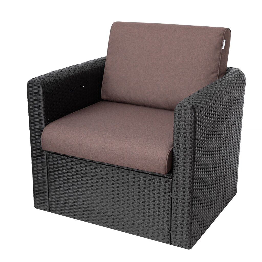 Dārza krēsla spilvens Nel R1 NELBRA2, brūns цена и информация | Krēslu paliktņi | 220.lv