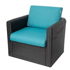 Dārza krēsla spilvens Nel R1 NENLIE7, zils cena un informācija | Krēslu paliktņi | 220.lv