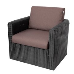 Dārza krēsla spilvens Nel R2 NELBRA2, brūns cena un informācija | Krēslu paliktņi | 220.lv