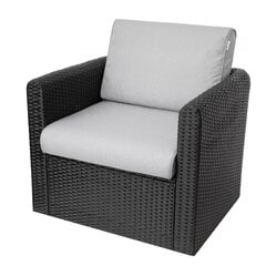 Dārza krēsla spilvens Nel R3 NELPOP3, pelēks cena un informācija | Krēslu paliktņi | 220.lv