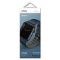 Aproce Uniq Linus Apple Watch Series 42/44/45mm, Zils cena un informācija | Viedpulksteņu un viedo aproču aksesuāri | 220.lv