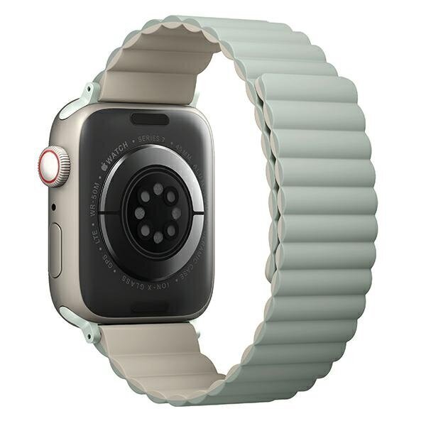 Aproce Uniq Revix Apple Watch Series 42/44/45/49mm, Sage-Beige cena un informācija | Viedpulksteņu un viedo aproču aksesuāri | 220.lv