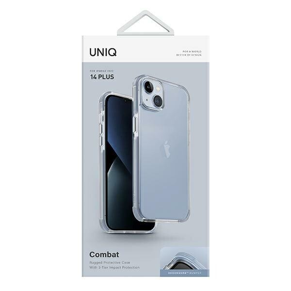 Telefona vāciņš UNIQ etui Combat iPhone 14 Plus 6,7" Zils cena un informācija | Telefonu vāciņi, maciņi | 220.lv