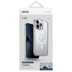 Telefona vāciņš UNIQ etui Combat iPhone 14 Pro 6,1" Magclick Charging, Caurspīdīgs cena un informācija | Telefonu vāciņi, maciņi | 220.lv