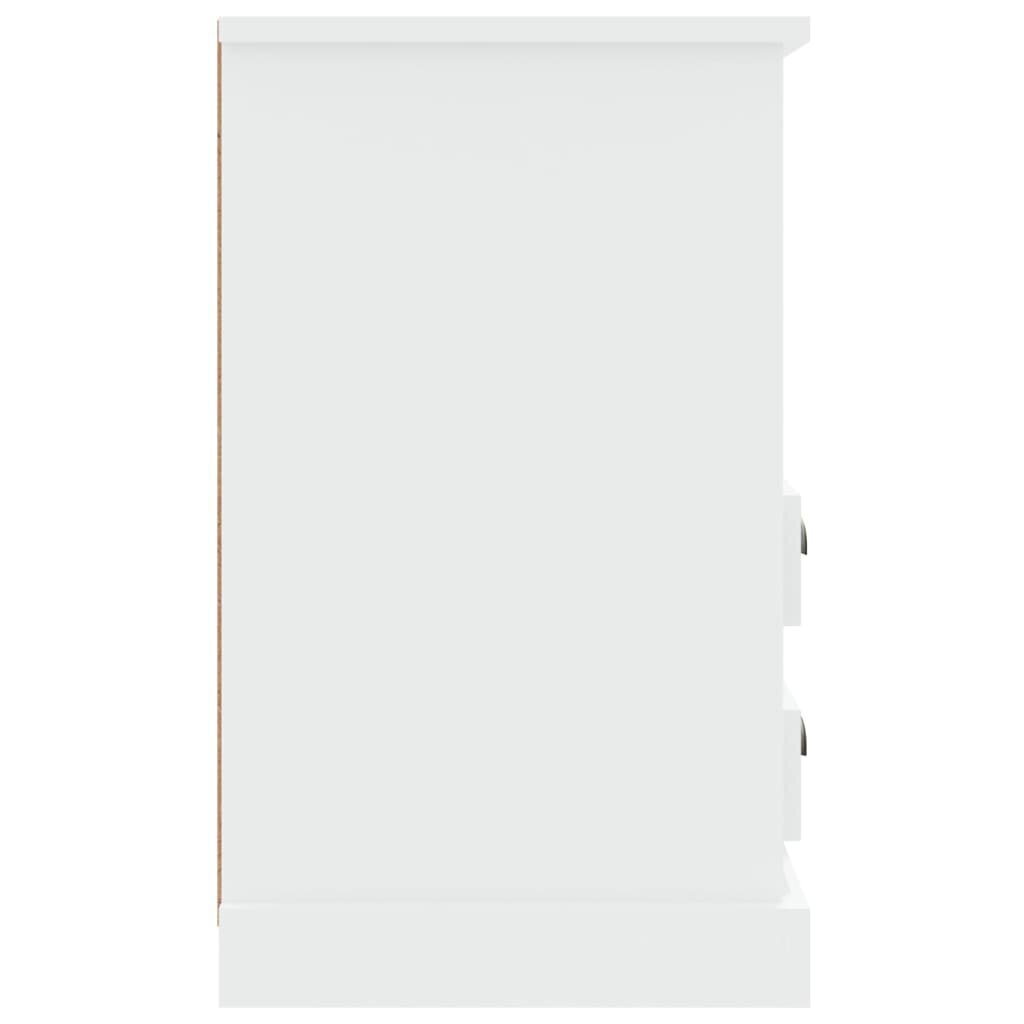 vidaXL naktsskapītis, spīdīgi balts, 43x36x60 cm цена и информация | Naktsskapīši | 220.lv