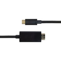 Deltaco, USB-C/HDMI, 2 m цена и информация | Кабели и провода | 220.lv