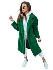 Длинное стеганое пальто, зеленое цена и информация | Женские пальто | 220.lv