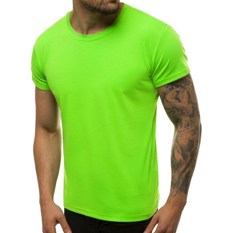 Zaļš neona vīriešu T-krekls Lika JS/712005-50806-XXL cena un informācija | Sporta apģērbs vīriešiem | 220.lv