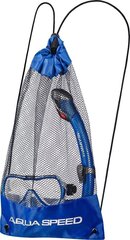 AQUA SPEED ENZO + SAMOS Light Blue snorkelēšanas komplekts цена и информация | Маски для дайвинга | 220.lv