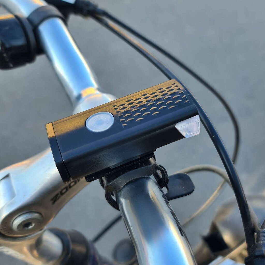 USB LED velosipēda priekšējais lukturis + aizmugurējais lukturis cena un informācija | Velo lukturi un atstarotāji | 220.lv