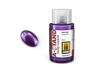 AMMO MIG - A-Stand krāsas Candy Violet, 30 ml, 2461 cena un informācija | Modelēšanas un zīmēšanas piederumi | 220.lv