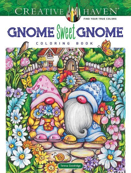 Creative Haven Gnome Sweet Gnome Coloring Book цена и информация | Grāmatas mazuļiem | 220.lv