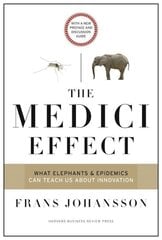 Medici Effect, With a New Preface and Discussion Guide: What Elephants and Epidemics Can Teach Us About Innovation Revised Edition cena un informācija | Ekonomikas grāmatas | 220.lv
