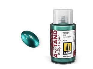 AMMO MIG - A-Stand krāsas Candy Emerald Green, 30 ml, 2457 cena un informācija | Modelēšanas un zīmēšanas piederumi | 220.lv