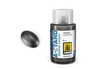 Краска Ammo Mig A-Stand Hot Metal Carbon 2424, 30 мл цена и информация | Принадлежности для рисования, лепки | 220.lv