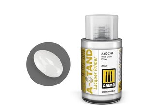 AMMO MIG - A-Stand Gruntskrāsas White Gloss Primer, 30ml, 2356 цена и информация | Принадлежности для рисования, лепки | 220.lv
