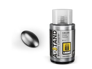 AMMO MIG - A-Stand krāsas Airframe Aluminium (metālisks), 30 ml, 2318 cena un informācija | Modelēšanas un zīmēšanas piederumi | 220.lv