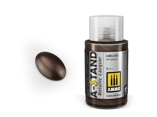 AMMO MIG - A-Stand krāsas Jet Exhaust (metālisks), 30 ml, 2312 cena un informācija | Modelēšanas un zīmēšanas piederumi | 220.lv