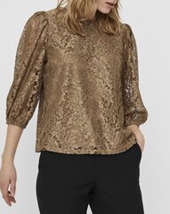 Vero Moda Женщины Bonna 10237739 кружевные блузки Коричневый Хаки-коричневый XL, S цена и информация | Женские блузки, рубашки | 220.lv
