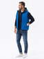 Zila jaka ar kapuci Kener V6 V53-50878-XL cena un informācija | Vīriešu vestes | 220.lv