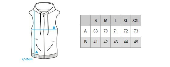 Zila jaka ar kapuci Kener V6 V53-50878-XL cena un informācija | Vīriešu vestes | 220.lv