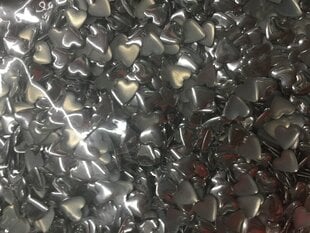Стразы термоклеевые металлические сердечки 7х6 мм 1,6 г цена и информация | Принадлежности для изготовления украшений, бисероплетения | 220.lv