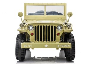 Детский двухместный электромобиль JEEP Willy 4x4 JH101, серый цена и информация | Электромобили для детей | 220.lv